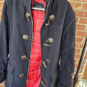 Tommy Hilfiger Men's Navy Duffle Coat